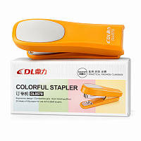Capsator DL N24 – 20 coli, metalic, ergonomic, birou, scoala, office, sistem anti-blocare, alunecare redusa, culoare oranj