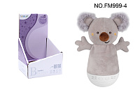 Jucărie de pluș pentru copii cu sunet "Koala Bear" (gri)