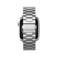 Curea pentru ceas Spigen Modern Fit, Oţel inoxidabil, Argintiu