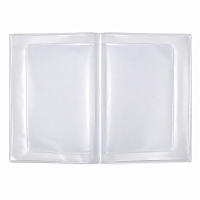 Coperta transparenta pentru documente, 4 pagini, 164x112 mm, 150 microni