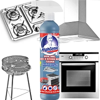 Solutie curatare grill Oven, Hob, Grill Cleaner HighGenic 500ml (Firin, Ocak, Mangal)