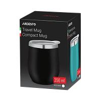 Cană termos Ardesto AR2635MMB, 0,35L, Negru