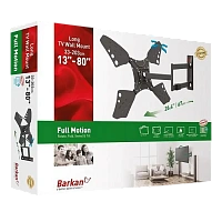 Suport TV de perete BARKAN 3400L.B, Negru