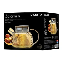 Ceainic cu infuzor Ardesto Golden Moon AR3010GBH, 1L, Auriu