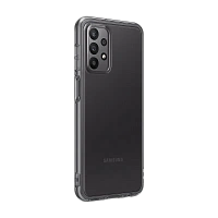 Husă Samsung Soft Clear Cover pentru Galaxy A23, Negru