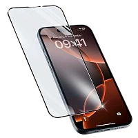 Sticlă de protecție Cellularline Impact Glass Capsule - iPhone 16 Pro, Negru