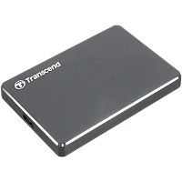 HDD portabil extern Transcend StoreJet 25C3, 2 TB, Grey (TS2TSJ25C3N)