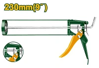 Pistol pentru silicon cu mâner din aluminiu 230 mm Jadever