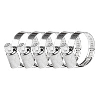 04582 Clema cu surub 5pcs. 16-27mm/9mm W2 metal