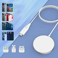 Încărcător wireless Choetech T518-F, 15W, Alb