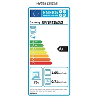 Cuptor Electric Samsung NV7B4125ZAS/WT, Oțel inoxidabil