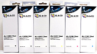 Cerneală Epson Premium compatibilă  EcoTank 115  BK/PBK/C/M/Y/GY SET(6 culori) for L8160/8180, (420ml)