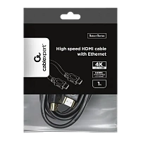 Cablu Video Cablexpert CC-HDMI4L-1M, HDMI (M) - HDMI (M), 1m, Negru