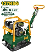 Placă compactoare reversibilă pe benzină 127 kg, 6.5HP JDPA2A125 Jadever