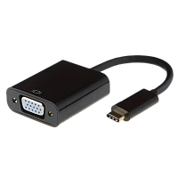 Adaptor Video APC Electronic APC-631008, Type-C - VGA D-Sub, 0,15m, Negru