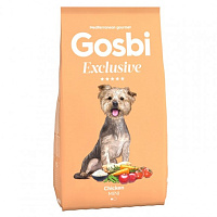 GOSBI EXCLUSIVE CHICKEN MINI 500G, hrană uscată  cu pui  pentru câini adulți de talie mică