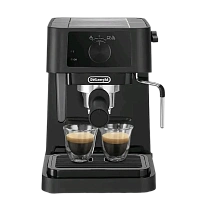Cafetiera manuala DeLonghi EC230BK, 1100W, Negru