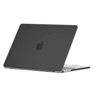 Husă pentru laptop Tech Protect Smartshell Macbook Air 13 (2022), 13.6", Policarbonat, Negru mat