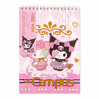 Sketchbook A4 Campus kawaii 45 file 140g, caiet desen spirala,