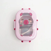Lunch Box mic inox cu lingură Capibara