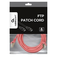 Patch cord Cablexpert PP6-3M/RO, Cat6 FTP , 3m, Roz