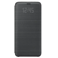 Husă Samsung LED Flip Wallet for Galaxy S9, Orhidee Gri
