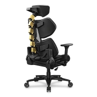 Scaun Gaming Cougar Terminator Elite, PU Piele, Negru | Auriu