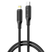 Cablu încărcare și sincronizare XO NB-Q265A, USB Type-C/Lightning, 1m, Negru