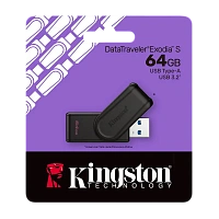 Memorie USB Kingston DataTraveler Exodia S, 64GB, Negru