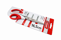 Foarfeca 16.5 cm, lame inox, manere cauciucate ergonomice, foarfeca birou, scoala, uz universal