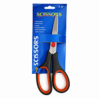 Foarfeca 19 cm profesionala cu manere cauciucate, lame inox 7.5", foarfeca birou, scoala, uz universal, taiere precisa