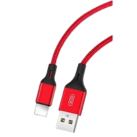 Cablu încărcare și sincronizare XO NB143, USB Type-A/Lightning, 2m, Roșu