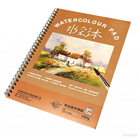 Album cu spira p/u acuarela, vertical 26*38cm 180 g/m2 20foi JMD-1307-8K