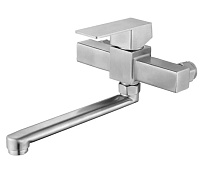 Baterie de bucătărie pe perete Wezer PRO12-02 Ø35 (inox satinat)