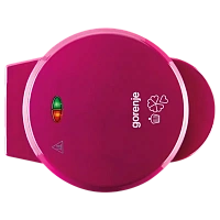 Aparat de preparat waffle Gorenje WCM702PR, Violet | Alb