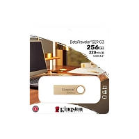 Memorie USB Kingston DataTraveler SE9 G3, 256GB, Auriu