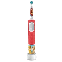 Periuță de dinți electrică Braun Oral-B Pro Kids Lion King, Roșu | Alb