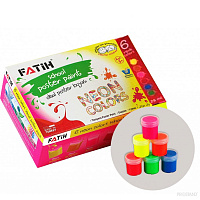 Vopsele p/u degete NEON 6cul (25ml)  Fatih  50002