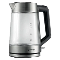 Fierbător electric Gorenje K17GED, Argintiu