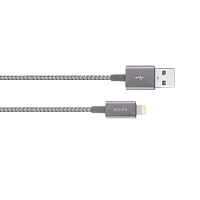 Cablu încărcare și sincronizare Moshi iPhone Lighting USB Cable, USB Type-A/Lightning, 1,2m, Gri