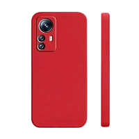 Husă Xcover Xiaomi 12T Pro - Liquid Silicone, Roșu