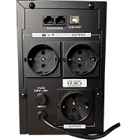 UPS  Ultra Power 1500VA/900W (3 steps of AVR, CPU controlled, USB) metal case, LCD display