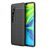 Husă Xcover RedMi Note 10 - Leather, Negru