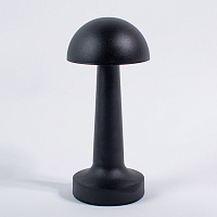 Lampă de masă LED modernă, tip ciupercă (negru)