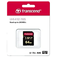 Card de Memorie Transcend SDXC Class 10, 64GB (TS64GSDC700S)
