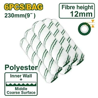 Rezerve rolă de vopsit din poliester 230 mm (6 buc) Jadever