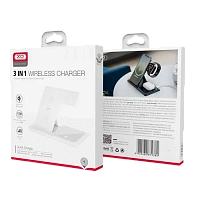 Încărcător wireless XO WX023, 15W, Alb