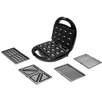 Aparat pentru sandwich multifunctional Polaris PST 0105, Argintiu | Negru