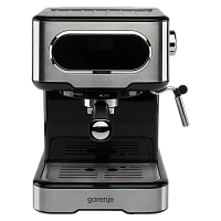 Cafetiera manuala Gorenje ESCM15DBK, 1100W, Argintiu