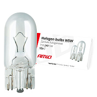 01002 Bec Halogen (10 buc) W5W T10 5W W2.1x9.5d 24V